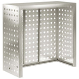 Air Conditioner Cover Silver 110 x 50 x 105 cm Stainless Steel 8014147