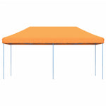 ZNTS Foldable Party Tent Pop-Up Orange 580x292x315 cm 4004937