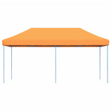 ZNTS Foldable Party Tent Pop-Up Orange 580x292x315 cm 4004937