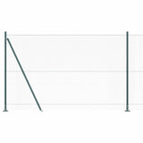 Welded Wire Fence with Concrete Base 25 x 1.4 m 3353524