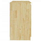 Side Cabinet 60x36x65 cm Solid Wood Pine 833097