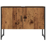 Bathroom Sink Cabinet Old Wood 80x33x60 cm Engineered Wood 857704