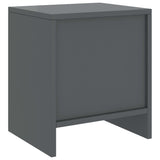 Bedside Cabinets 2 pcs Dark Grey 35x30x40 cm Solid Pinewood 322244