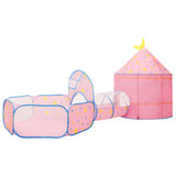 Children Play Tent with 250 Balls Pink 301x120x128 cm 3107738