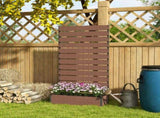 Raised Bed for Garden, Planter with Trellis for Climbing Plants, Vines, Planter Box with Drainage T3398P320104