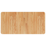 Basin Shelf Wall Mounted Steel and Solid Wood Oak 3302336