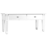 Mirrored Coffee Table 106x45x45 cm Engineered Wood and Glass 348528
