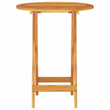 Folding Bistro Set Folding 3 pcs Brown Solid Acacia Wood 3375688