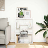 Bookcase White 63x20x90 cm Engineered Wood 858138