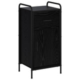 Sideboard Black Oak 40 x 33 x 80.5 cm Engineered Wood 8013806