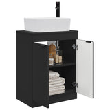 Bathroom Vanity with Sink Black 54 x 35 x 83 cm Engineered Wood 890159