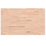 Table Top 100x60x4 cm Rectangular Solid Wood Beech 3188888