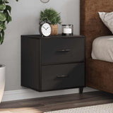 Wall-mounted Bedside Cabinet Black 40x31x39.5 cm 848724