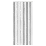 Insect Curtain Chenille Grey and White 100 x 230 cm 100% PP 42034459
