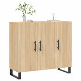 Sideboard Sonoma Oak 90x34x80 cm Engineered Wood 828135