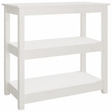 Console Table White 80x40x74 cm Solid Wood Pine 821670