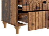 Bedside Cabinet with Drawer 2 pcs Old Wood 43 x 34.5 x 48 cm 894082