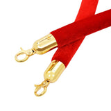 3 Piece VIP Queue Barrier Set Stainless Steel Gold 145730