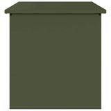 Outdoor Storage Box Olive Green 55 x 50.5 x 50 cm Steel 874577