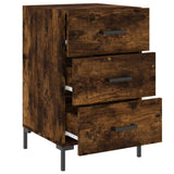 Bedside Cabinet Smoked Oak 40x40x66 cm Engineered Wood 827665