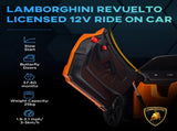 Lamborghini Revuelto Licensed 12V Ride on Car w/ Butterfly Doors, Transport Wheels, Suspension, T3398P348420