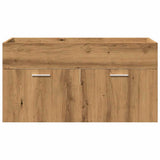 5 Piece Bathroom Furniture Set Artisan Oak Engineered Wood 3328598