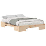 Bed Frame Brown 140 x 190 cm 873034