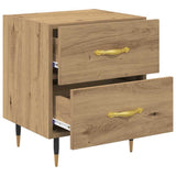 Bedside Cabinet with Drawer 2 pcs Artisan Oak 40 x 35 x 47.5 cm 881980