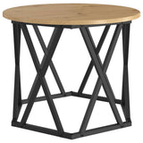 Nesting Side Table 3 pcs Artisan Oak Engineered Wood and Steel 868260