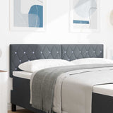 Headboard with Headboard Dark Grey 160 cm Faux Leather 42007094