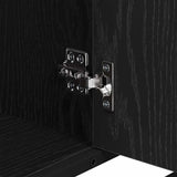 Bathroom Cabinet Black Oak 80 x 33 x 60 cm Engineered Wood 883633