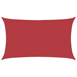 Sunshade Sail 160 g/m Red 5x8 m HDPE 311633