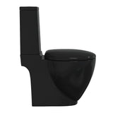 Ceramic Toilet Back Water Flow Black 140298