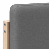 Upholstered Headboard Brown and Light Grey 200 cm 880048