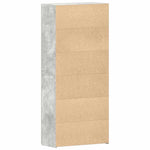 Shoe Cabinet with Shelf Grey 80 x 35.5 x 180 cm Engineered wood 3333839