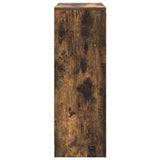 Sideboard with Drawers and Doors Smoked Oak 73x31x90 cm 861854
