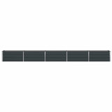 Planter Anthracite 480 x 50 x 45 cm Galvanised Steel 42018210