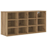 Shoe Cabinet Artisan Oak 103 x 30 x 51 cm Engineered Wood 875210