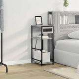 Bedside Cabinet Grey Sonoma 40 x 27 x 76 cm Engineered Wood 859573