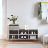 Shoe Cabinet Grey Sonoma 102x36x60 cm Engineered Wood 831362