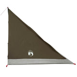 Backpacking Tent Brown and Grey 4-Person 42019354