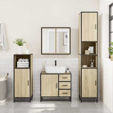 ZNTS Bathroom Sink Cabinet Sonoma Oak 65x33x60 cm Engineered Wood 849275