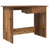 Desk with Drawer Old Wood 100 x 50 x 76 cm Engineered Wood 875248