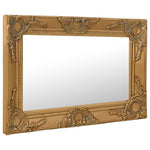 ZNTS Wall Mirror Baroque Style 60x40 cm Gold 320329