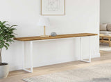 Rectangular Table Top 160 x 20 x 3.5 cm Rectangular White 938145