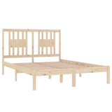 3104058 Bed Frame without Mattress Solid Wood 120x200 cm