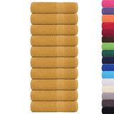 Bath Towels "FROGN" 10 pcs Gold 100x150 cm 360 gsm 136814