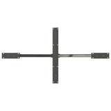 Dining Table Leg Spider Shape Anthracite 150x78x cm Steel 4013118