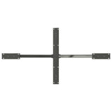 Dining Table Leg Spider Shape Anthracite 150x78x cm Steel 4013118