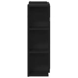 Mirror Cabinet Black Oak 80 x 20.5 x 64 cm Engineered Wood 862498